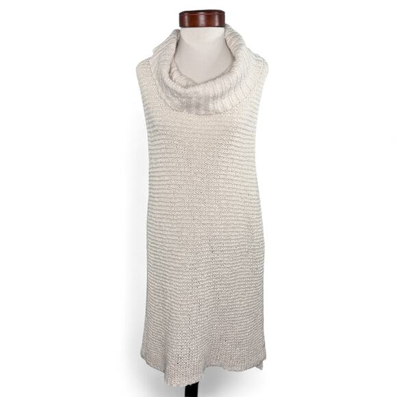 Free People Knit Sweater Tunic Dress S Boho Cozycore Minimalist Fall Layering - Picture 2 of 12